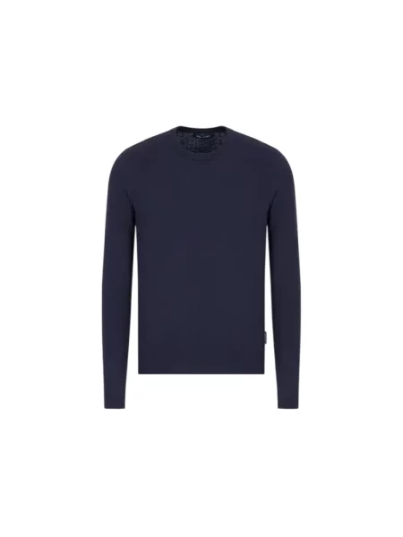 Sweter Armani Exchange niebieski