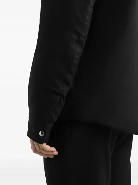 Geacă Dolce & Gabbana de flanelă negru