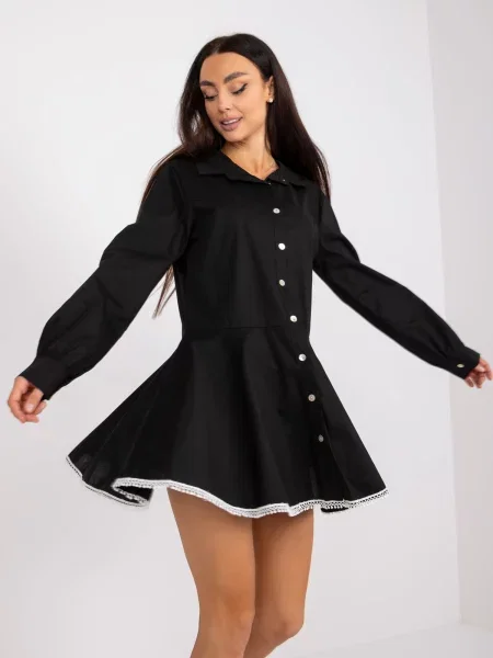 Rochie mini Fashionhunters de costum negru