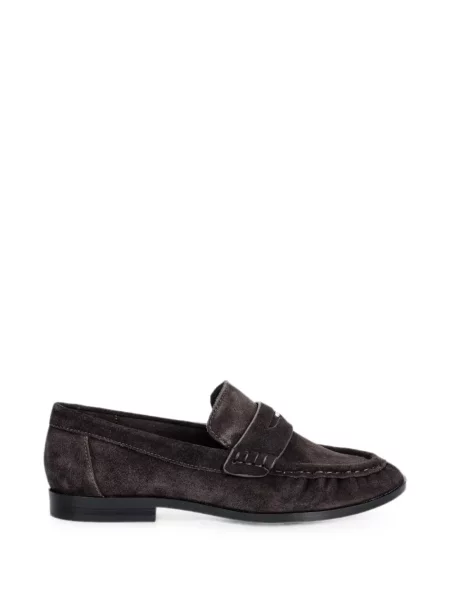 Chiloți Dkny din piele de căprioară slip-on maro