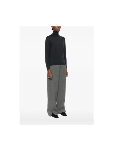 Sweter z golfem Allude do golfa czarny