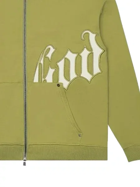 Hanorac cu glugă Godspeed verde