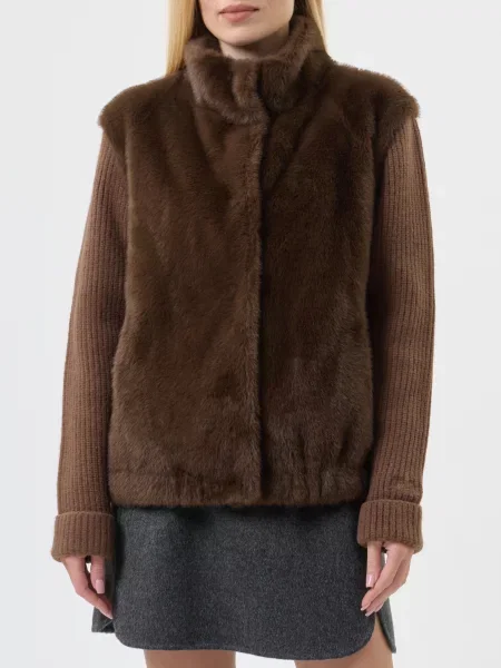 Шуба Mc2 Saint Barth коричнева