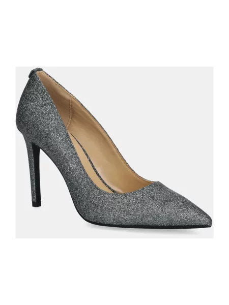Czółenka Michael Kors skórzana szara
