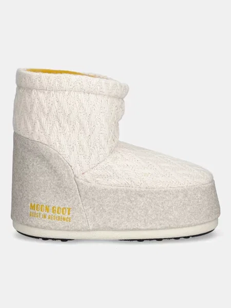 Зимові чоботи Moon Boot MB X GIR ICON LOW NOLACE KNIT бежевий