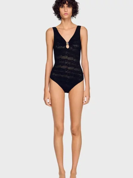 Боді Sandro чорне