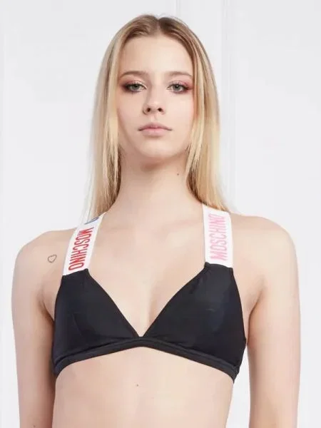 Moschino Swim Sutien de baie negru