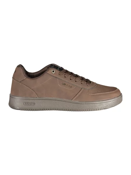 Sneakersy Gas skórzane brązowe