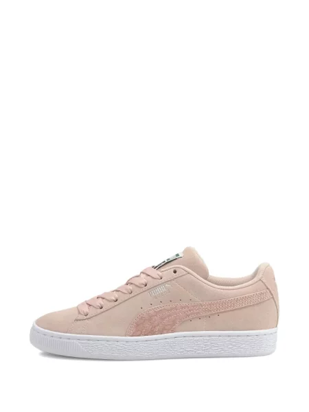 Sneakerși Puma Suede din piele de căprioară roz