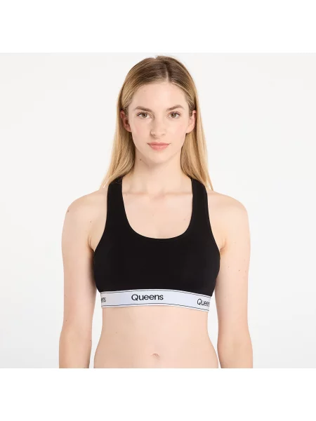 Queens Bralette Black M черно