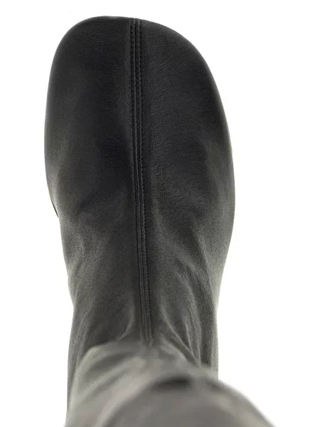 Botine Jil Sander din piele negru