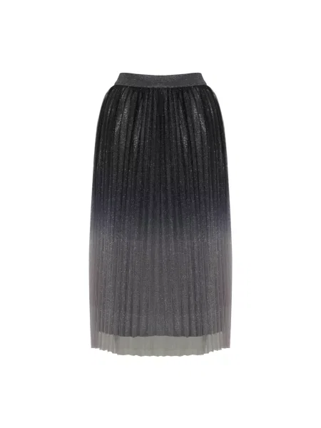 Spódnica midi Ichi do kolan czarna