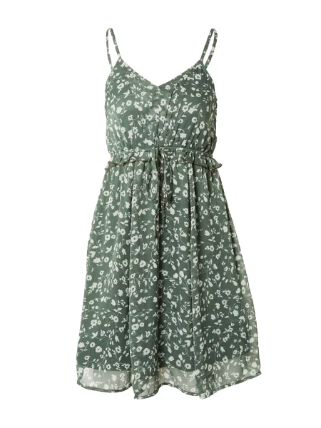 ABOUT YOU Rochie de vară Caroline verde închis alb