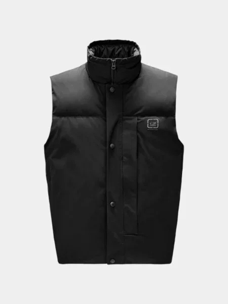 Утеплений жилет CP Company поліамід/поліестер/поліуретан чорний