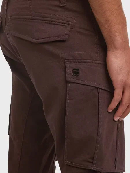 Штани карго G-star Raw коричневі