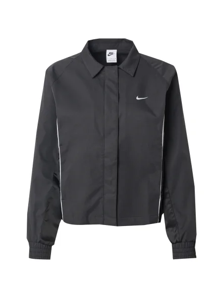 Nike Sportswear Demisezoninė striukė juoda balta