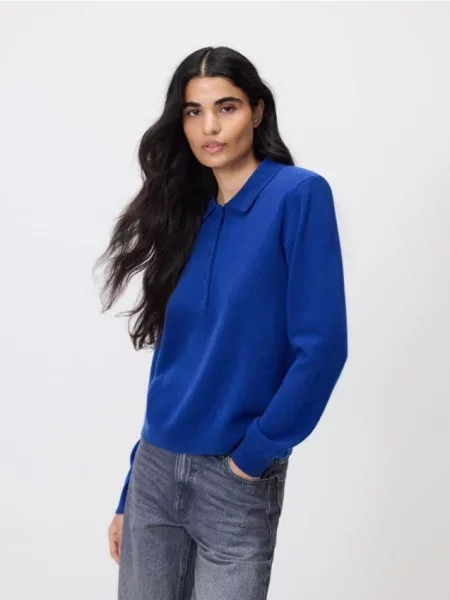 Reserved Вовняний джемпер індиго 