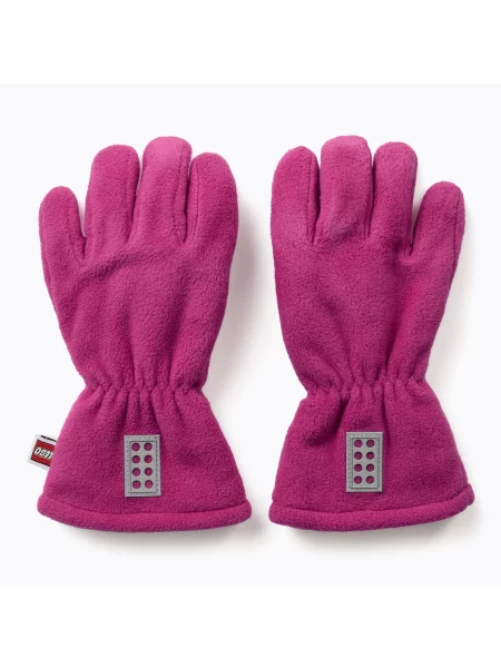 Gyerek téli kesztyűk LEGO Lwazun fuchsia. Méret: rózsaszín