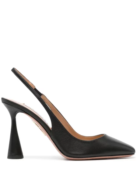 Pantofi cu toc Aquazzura din piele negru