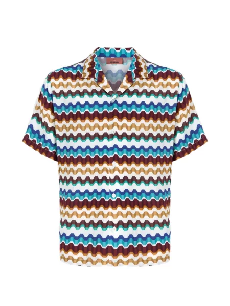 Scurt cămașă Missoni cu imagine alb