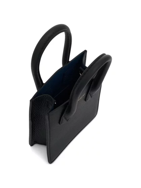 Geantă shopper Moreau din piele negru