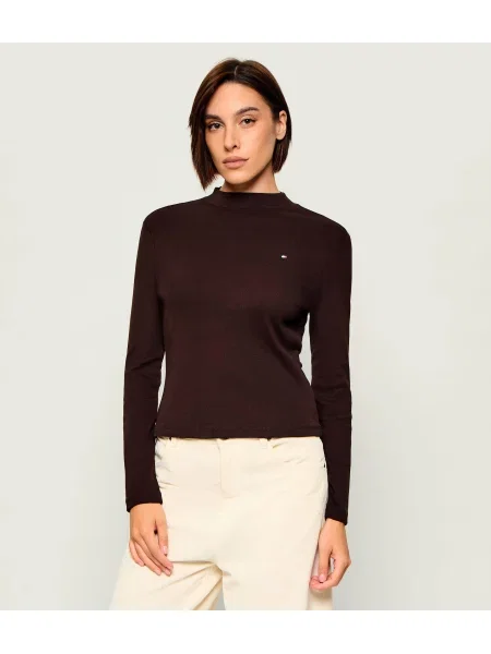 Tommy Hilfiger Bluză Cody închis maro