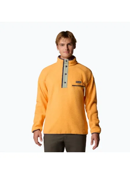 Columbia Helvetia II Half Snap Fleece nyári narancssárga férfi melegítőfelső. Méret: XL sárga