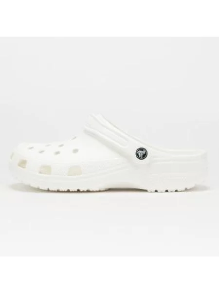 Pantofle Crocs Classic white bílé