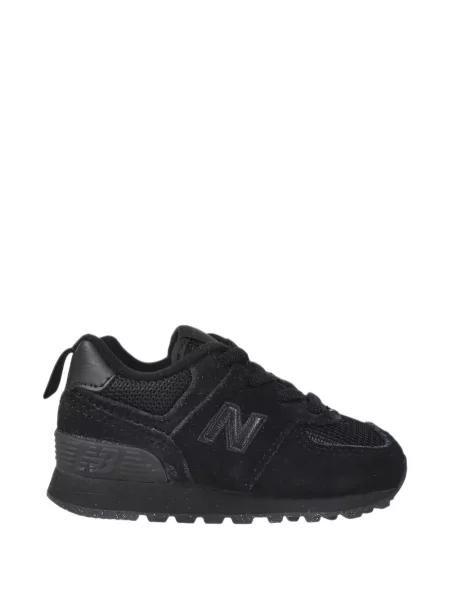 Sneakerși New Balance 574 din dantelă negru
