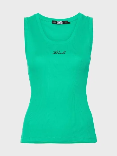Майка Karl Lagerfeld зелена