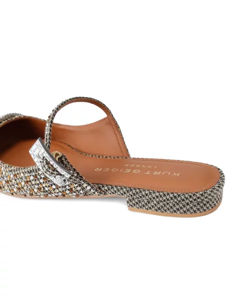 Γοβάκια Kurt Geiger London με αγκράφα γκρι