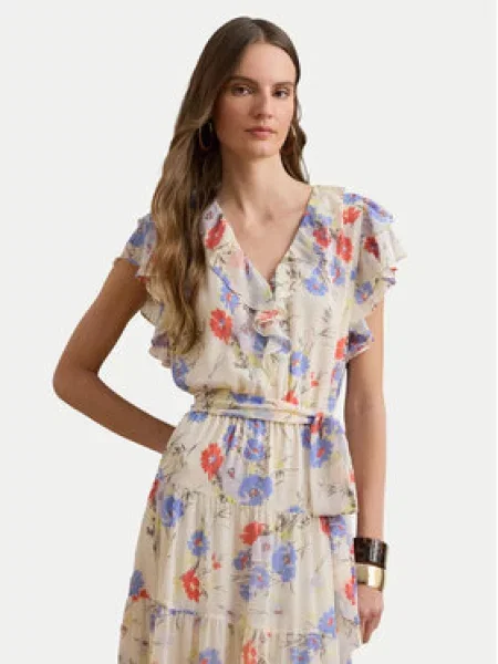 Letní šaty LAUREN RALPH LAUREN bílé