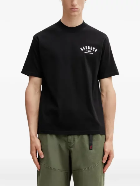 Tricou Barbour cu imagine negru