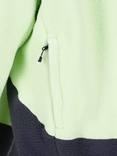 Geacă The North Face din fleece verde
