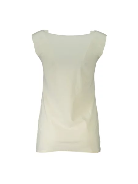Podkoszulka Patrizia Pepe na szerokie ramiączka biała