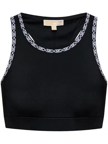 Warstwowe jeansy Michael Michael Kors garniturowe z nadrukiem niebieskie