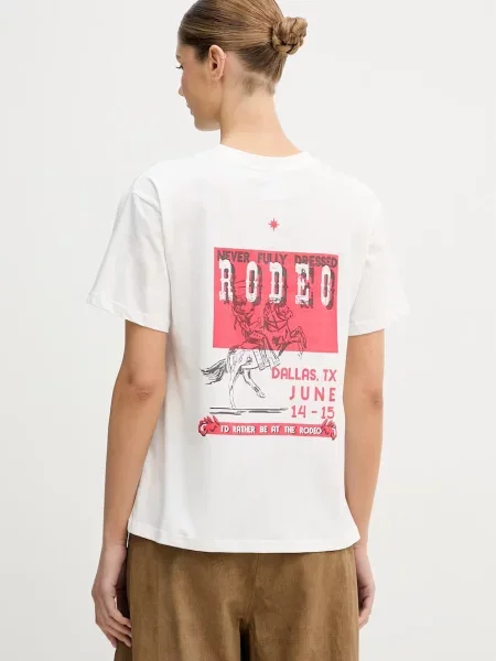 Never Fully Dressed tricou pentru femei din alb