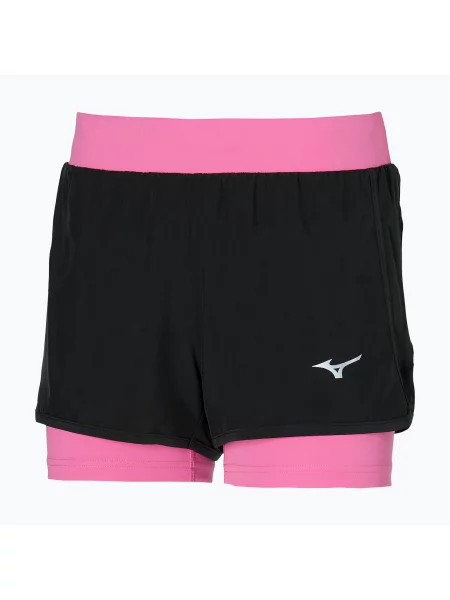 Дамски къси панталони за бягане Mizuno ER wild orchid черно
