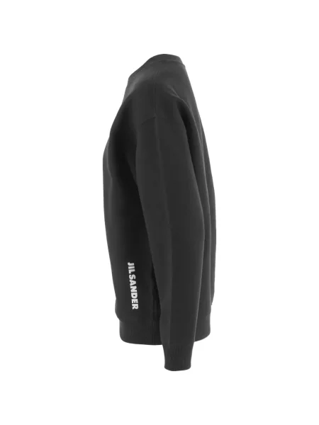 Hanorac Jil Sander cu imagine negru