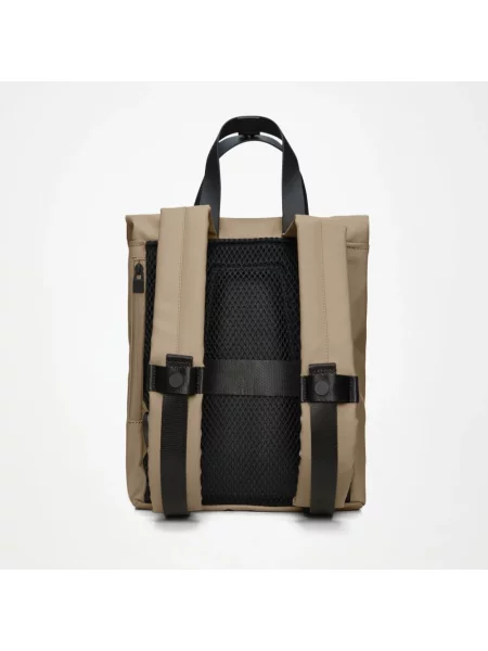 Rains plecak 2 Way Tote Backpack Mini duży gładki beżowy