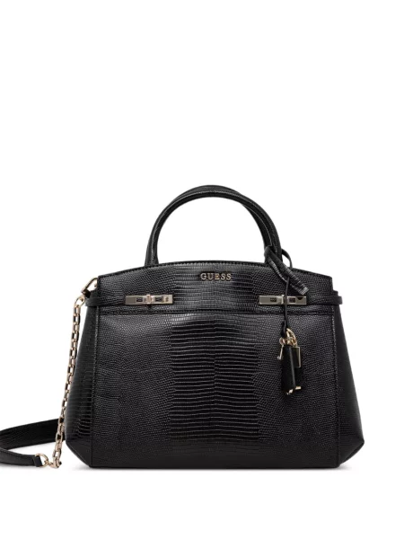 Τσάντα shopper Guess μαύρο