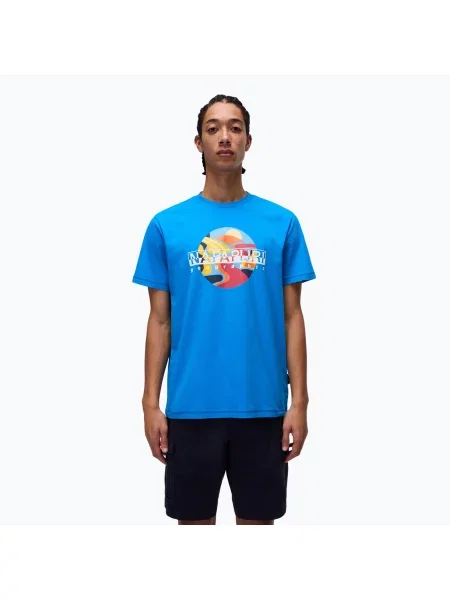 Koszulka Napapijri S-Valdor french blue niebieska