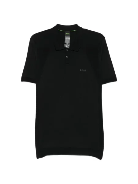 Tricou polo Boss cu imagine negru
