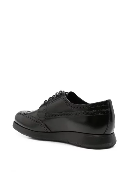 Brogues Church's din piele negru