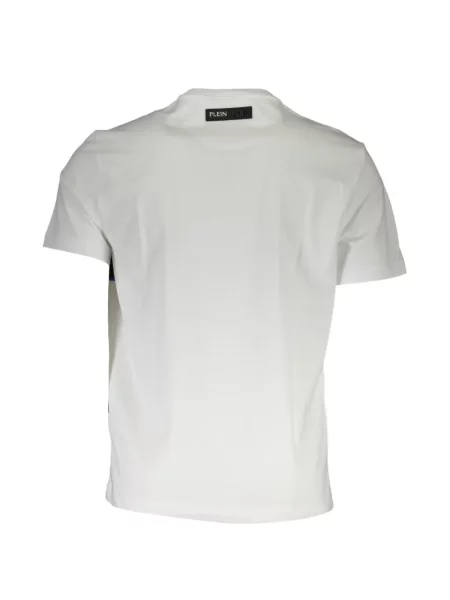 Tricou sport Plein Sport cu imagine alb