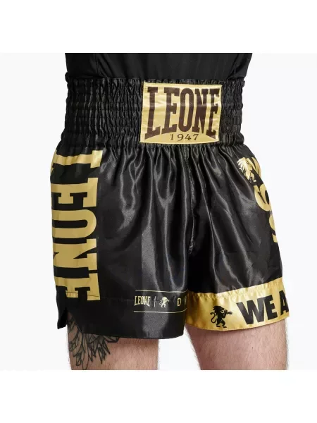Spodenki treningowe LEONE DNA Kick-Thai black czarne