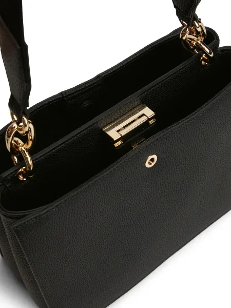 Tommy Hilfiger Ročna torba Th Her Med Satchel črna