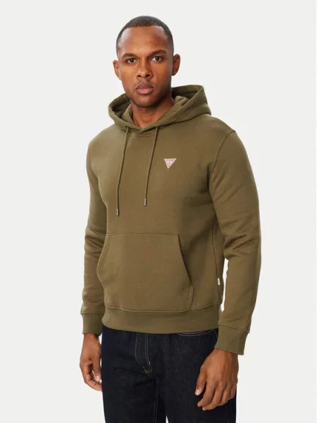 Guess Jeans Hanorac închis verde