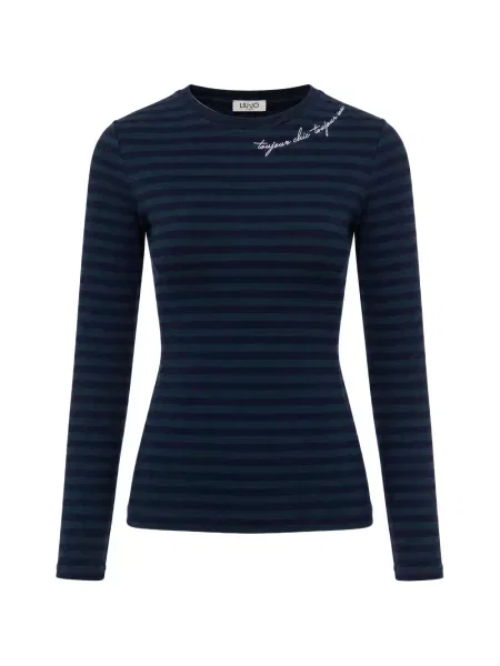Lung tricou Liu Jo albastru