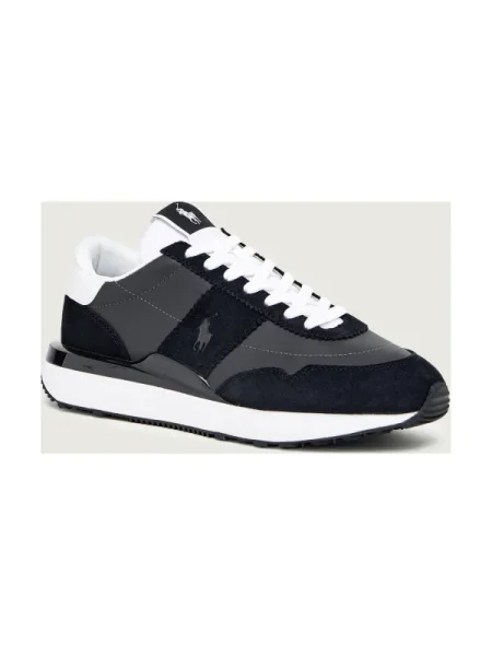 POLO RALPH LAUREN Sneakers TRAIN 89 | piele întoarsă negru